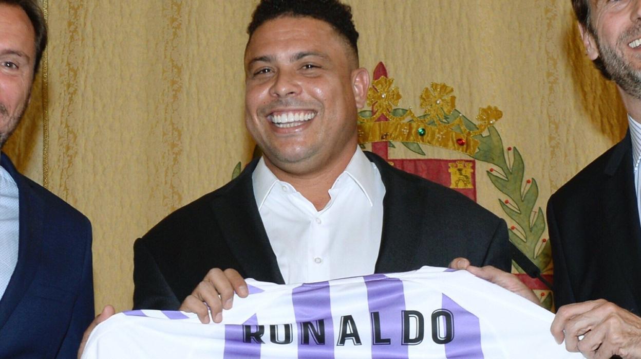 Ronaldo, en el inicio de su etapa en el Valladolid