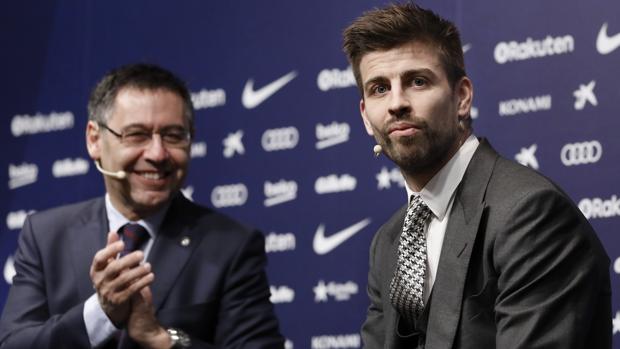 Piqué estalla tras el mensaje de un defensor de Bartomeu: «Títere»