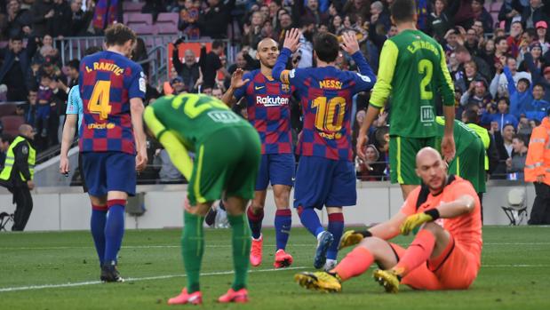 Gol de Messi (4-0) en el Barcelona - Eibar