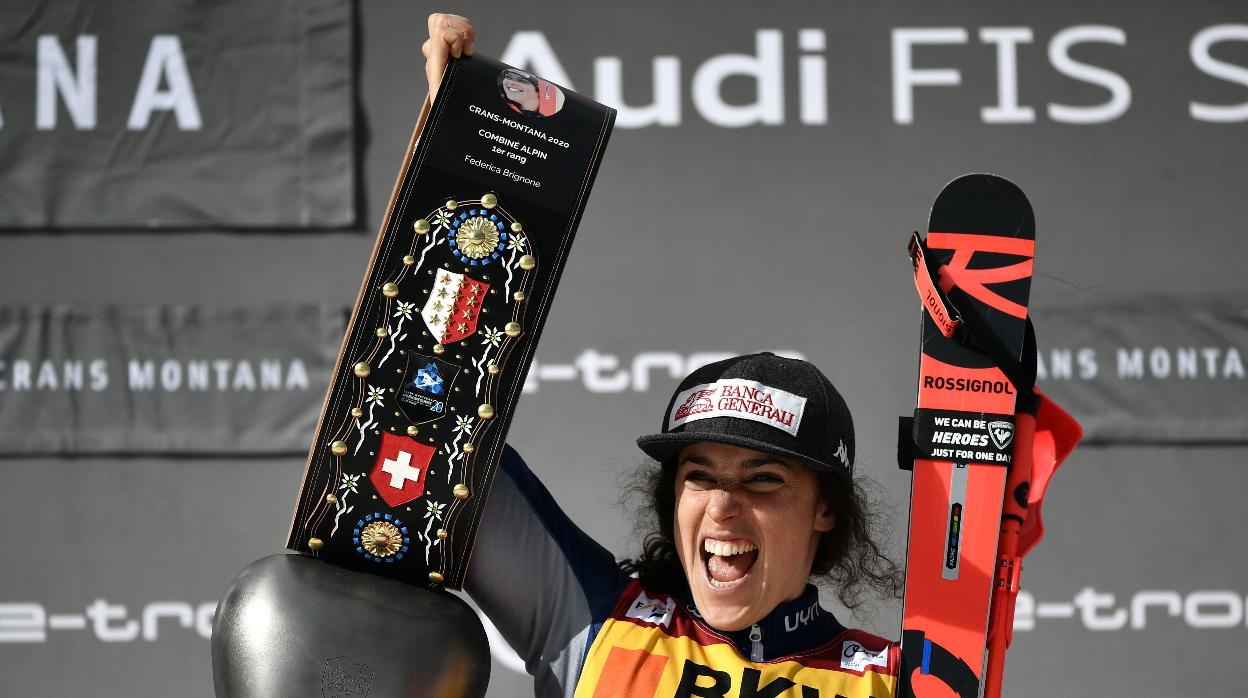 Federica Brignone supera a Mikaela Shiffrin y lidera la Copa del Mundo