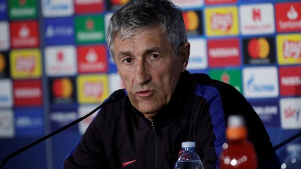 Quique Setién: «Confío mucho en seguir con el nivel ofrecido últimamente»