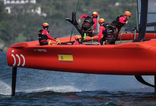 España debuta en la Sail GP en Sidney