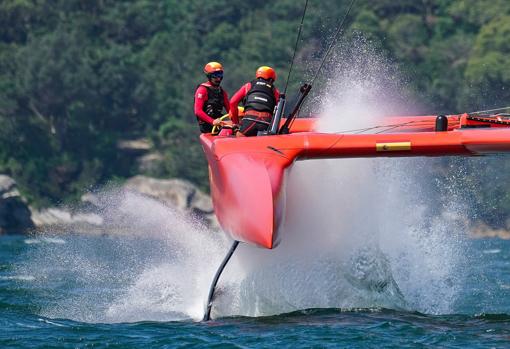 España debuta en la Sail GP en Sidney