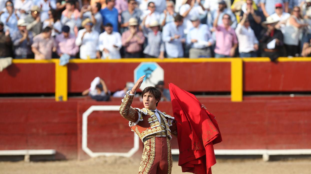 Andrés Roca Rey, en la plaza de toros de Acho