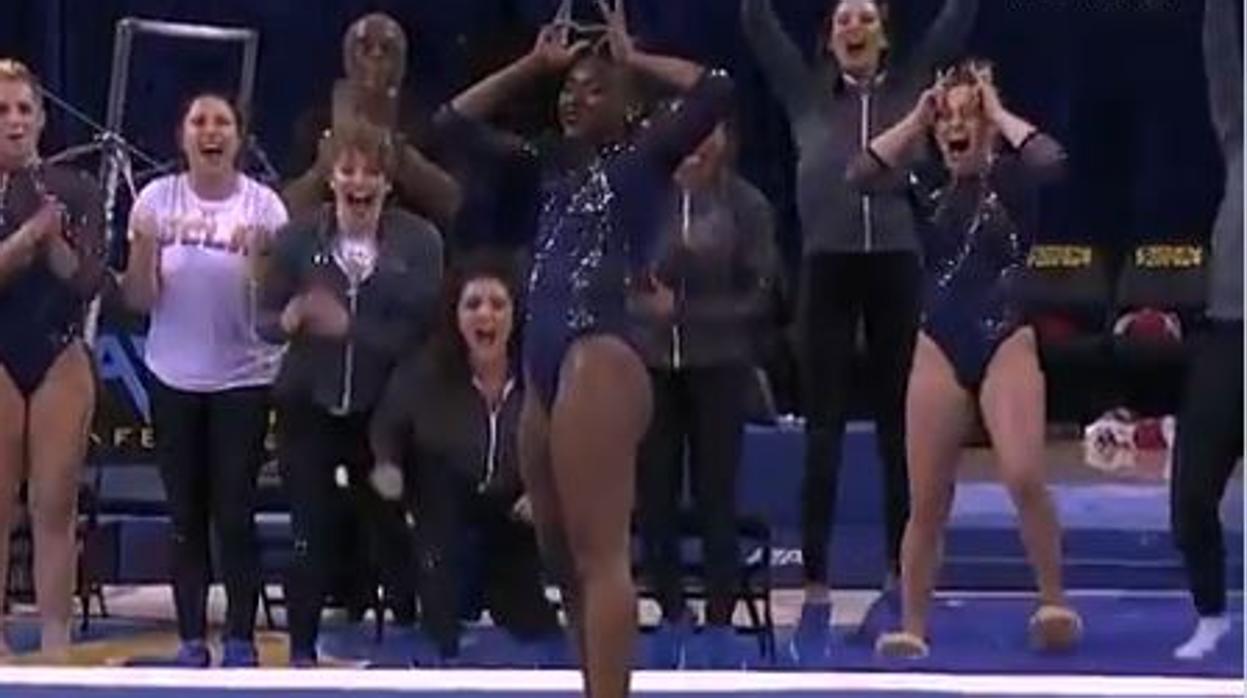 Nia Dennis, la gimnasta que ha sorprendido al mundo a ritmo de Beyonce