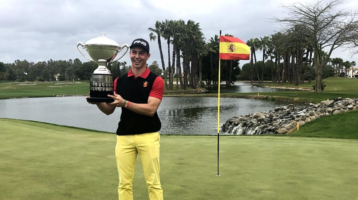 José Luis Ballester, campeón de la Copa del Rey de Golf 2020