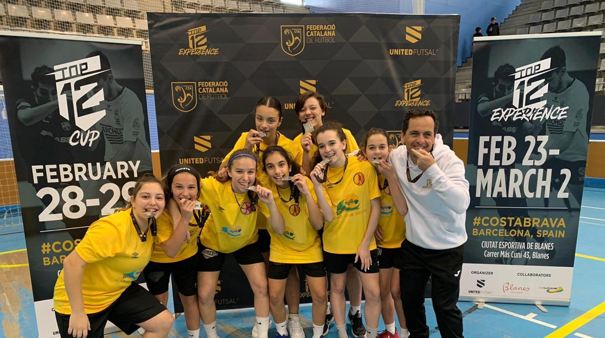 Ocho gaditanas, subcampeonas en el TOP 12-CUP