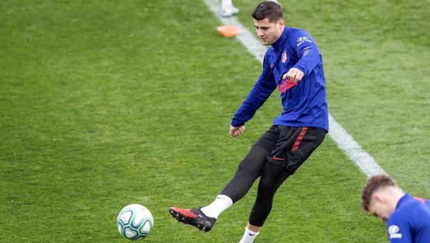 El Atlético espera a Morata