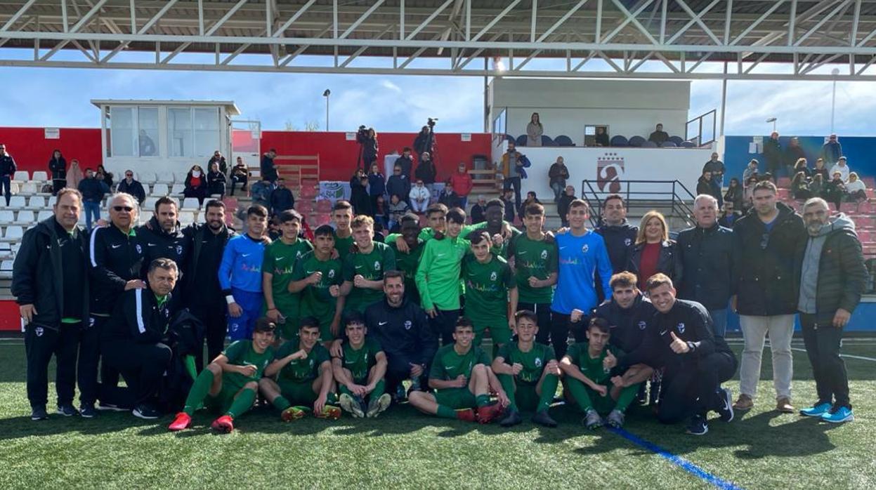 La expedición andaluza sub 14 celebra el pase a la fase final del campeonato de España de selección territoriales