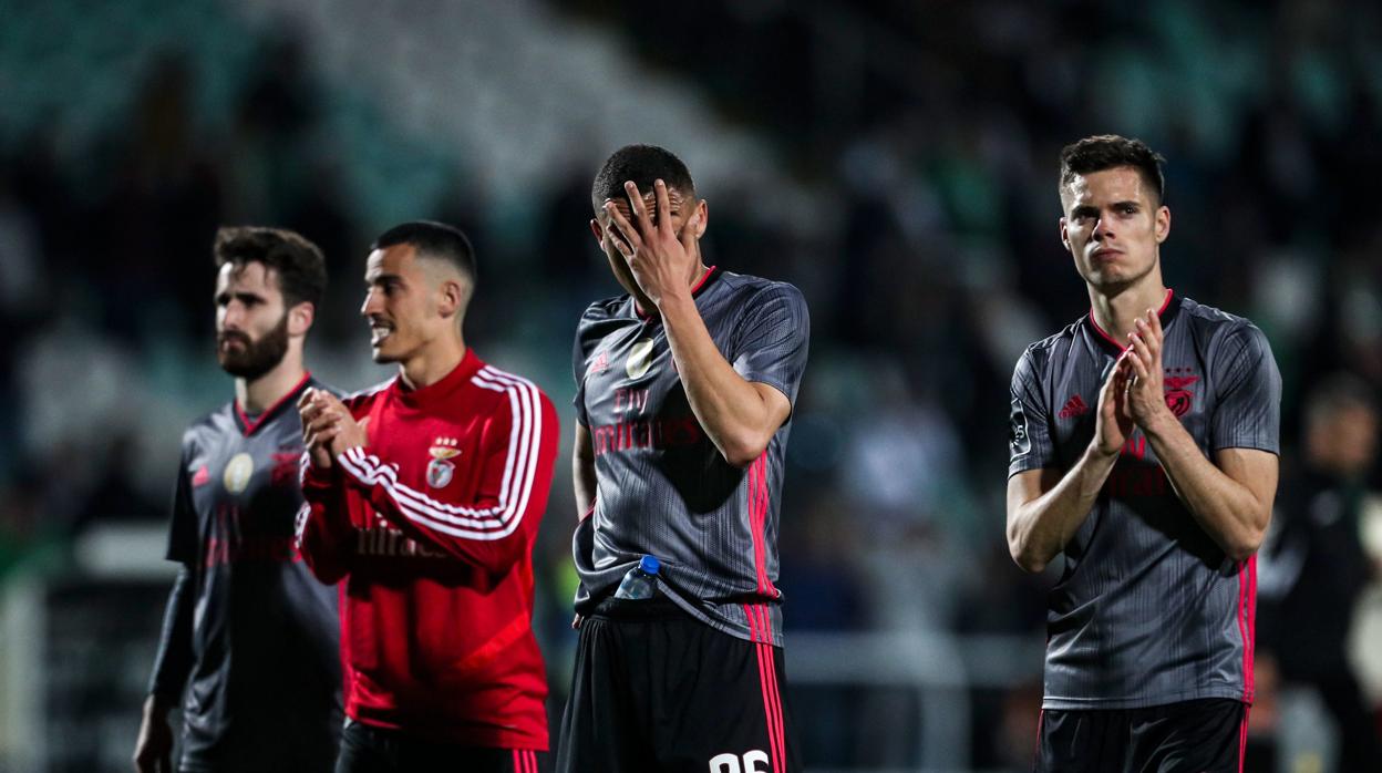 Jugadores del Benfica