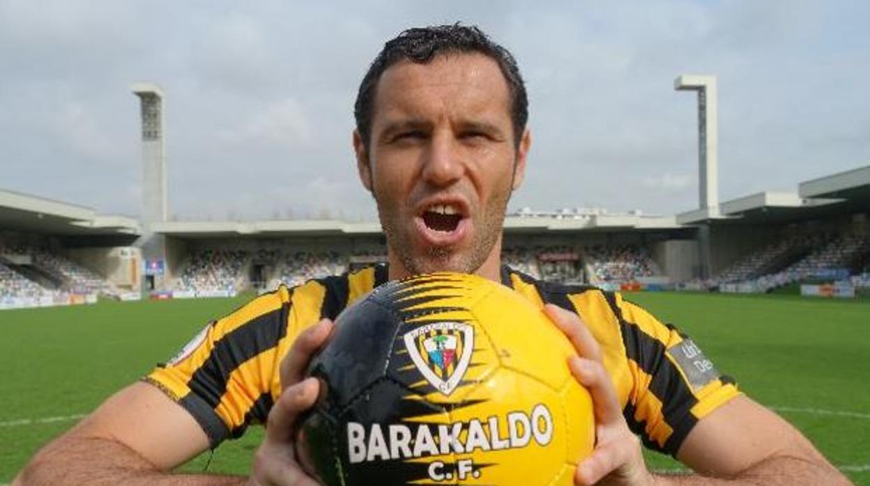 Diego Cervero, jugador del Barakaldo