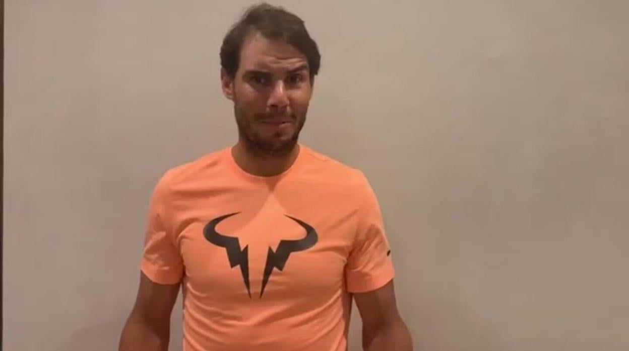 Rafa Nadal: «Este virus nos ha sobrepasado a todos»