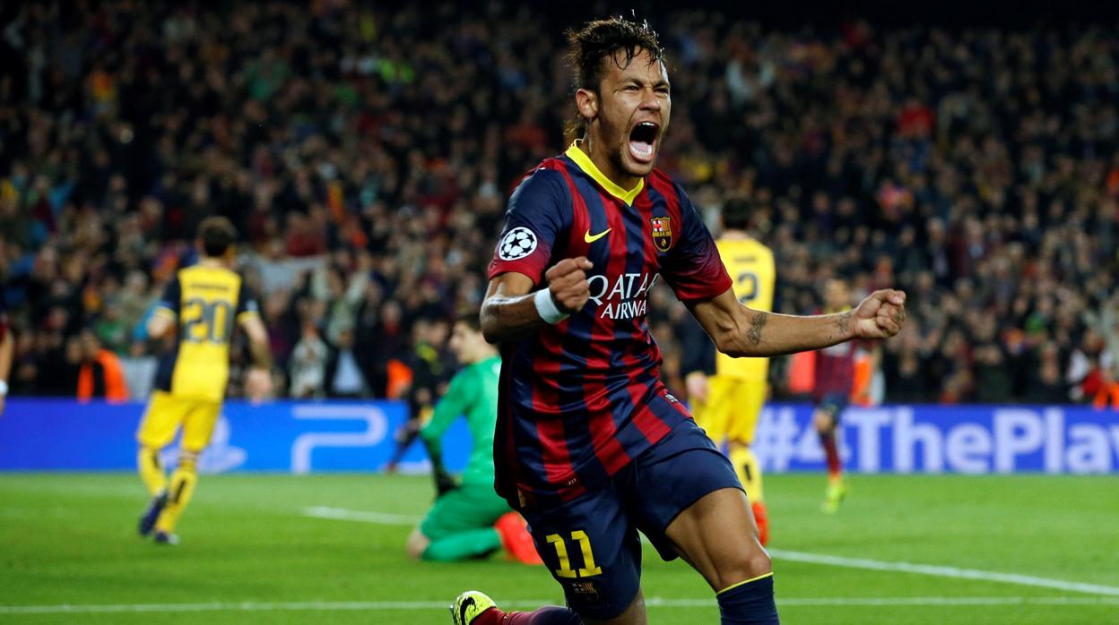 Neymar en su etapa en el Barcelona