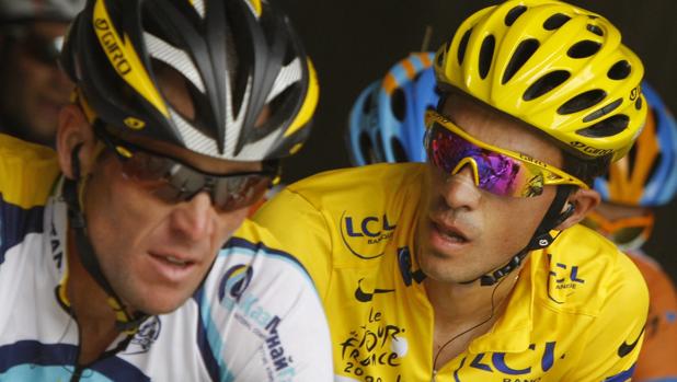 Contador y el episodio más áspero de su convivencia con Armstrong: «Ok, pistolero»