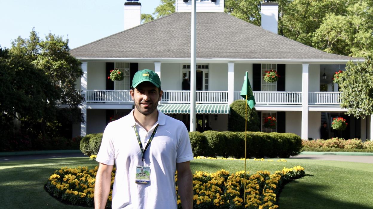 Miguel Ballesteros, en Augusta