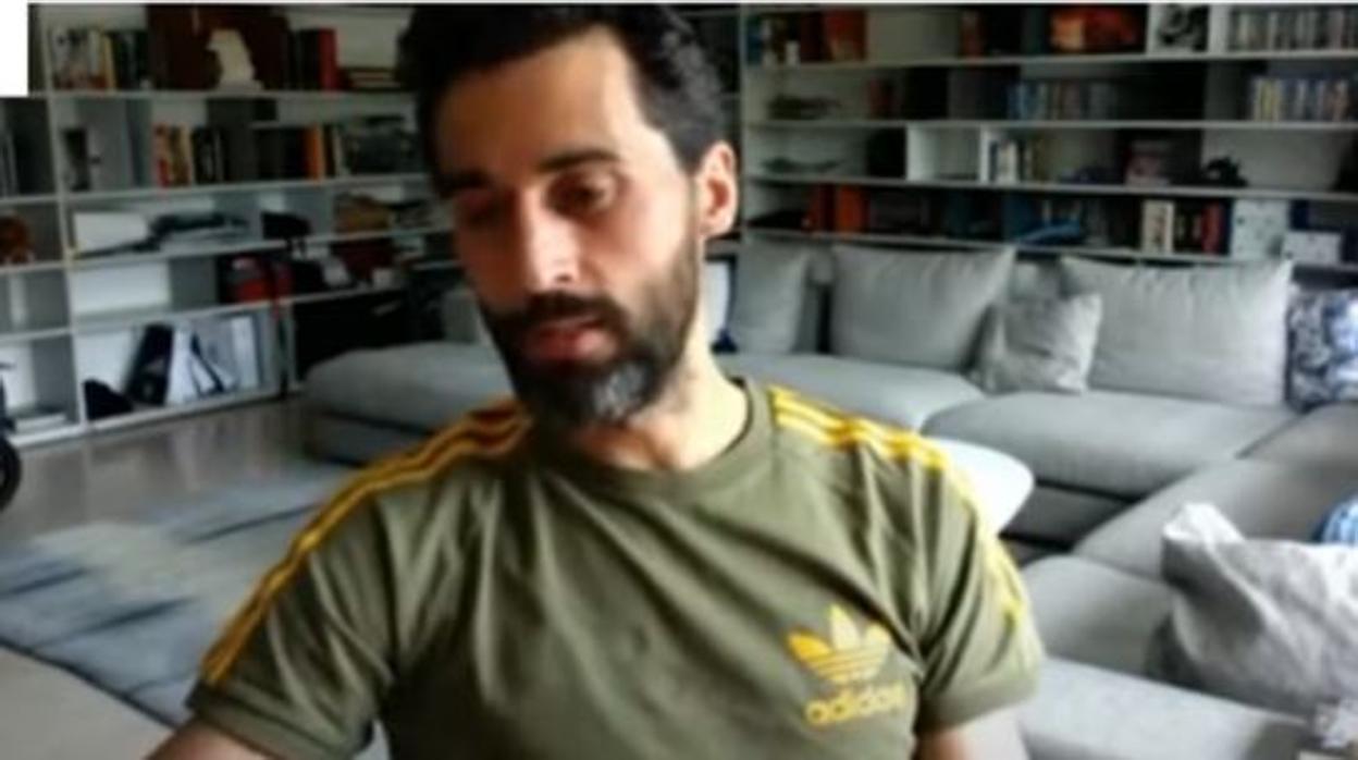 Arbeloa, durante la charla