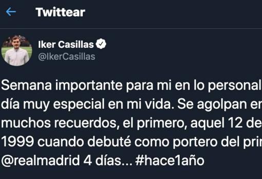 El enigmático mensaje de Iker Casillas que intriga a las redes