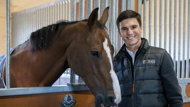 El joven jinete español Juan Matute, ingresado por un derrame cerebral