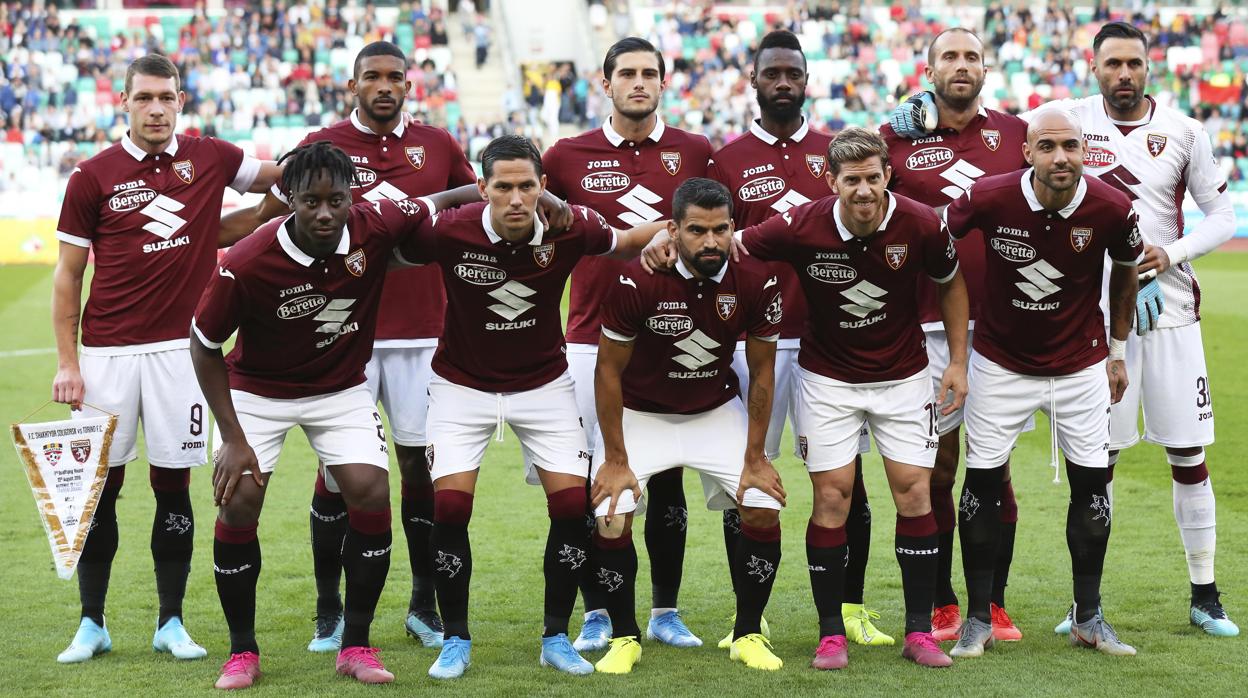 Once inicial del Torino en un partido