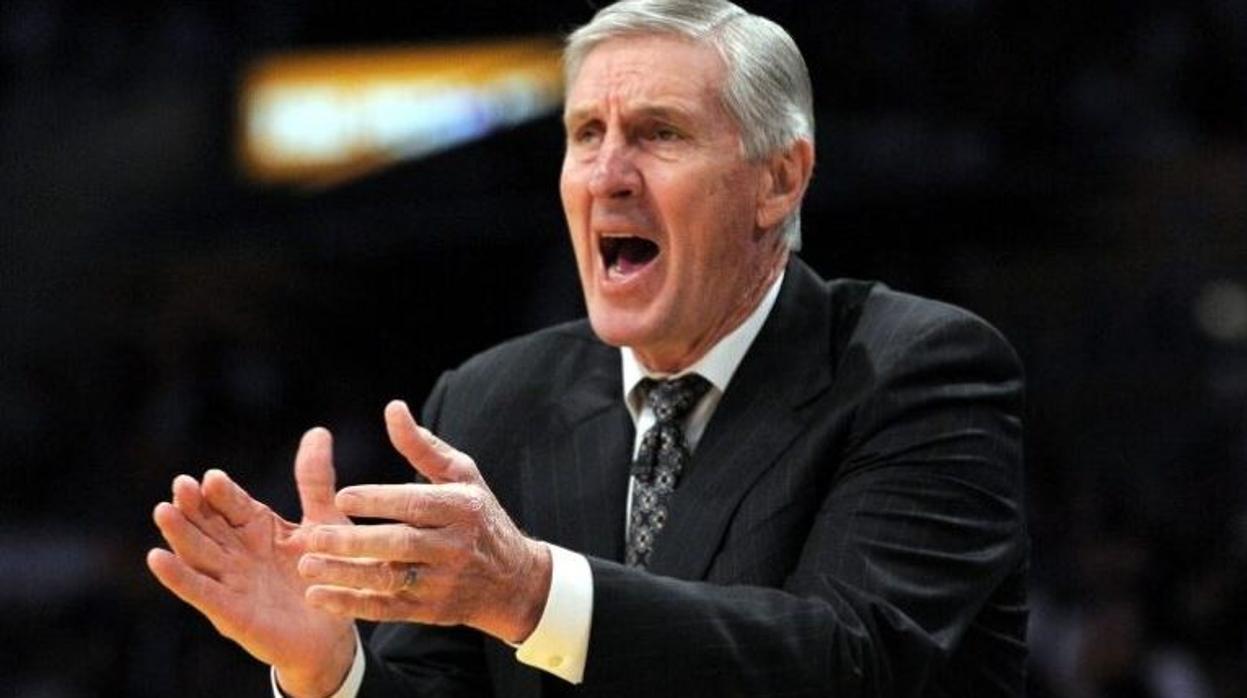 Jerry Sloan, en su etapa al frente del banquillo de los Utah Jazz