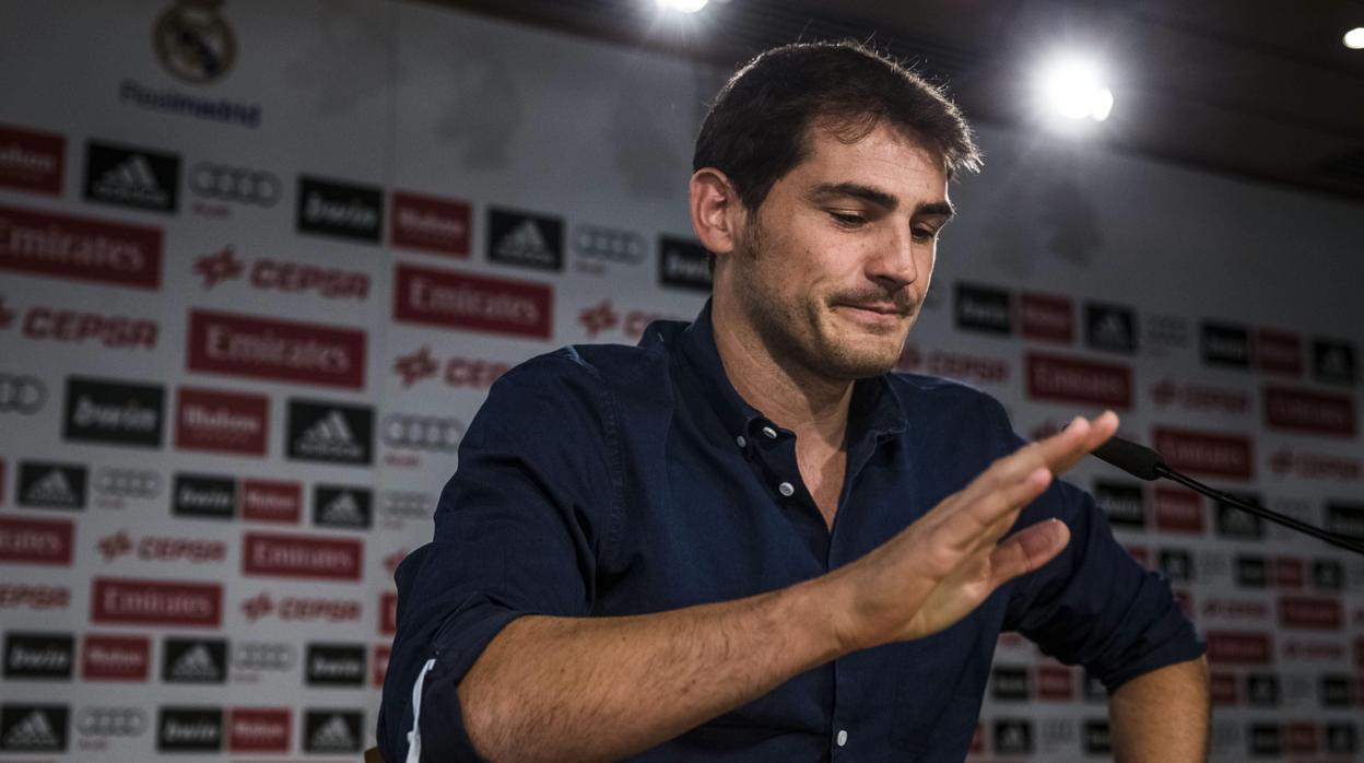 Casillas, en su despedida del Real Madrid