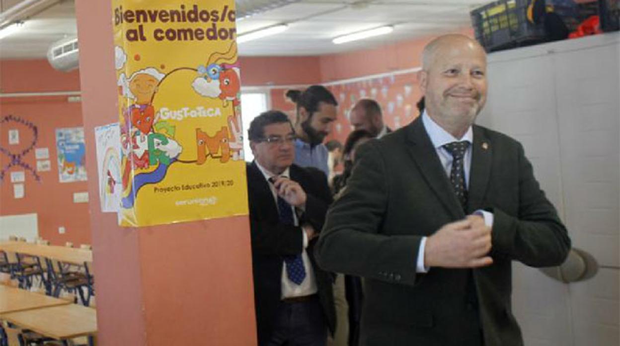 Javier Imbroda, consejero de Educación y Deporte de la Junta de Andalucía