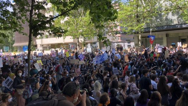 Un canterano blanco estalla por la manifestación contra el racismo de Madrid