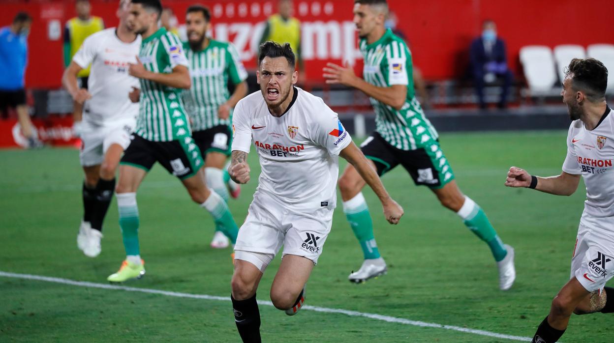 Los sevillistas se han hecho con la victoria gracias a dos goles anotados en la segunda parte