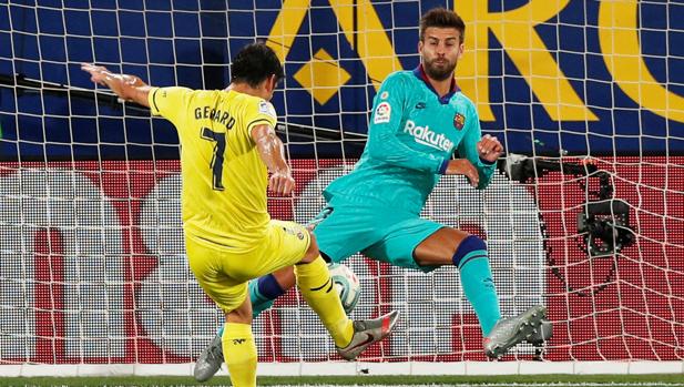 Gol de Gerard Moreno (1-1) en el Villarreal 1-4 Barcelona