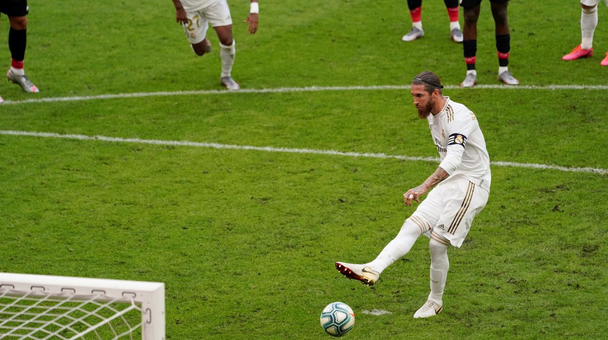 Gol de Sergio Ramos (0-1) en el Athletic 0-1 Real Madrid