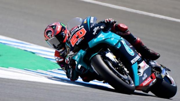 Quartararo revienta el crono en Jerez