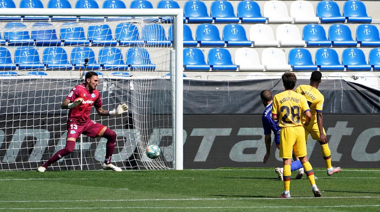 Gol de Ansu Fati (0-1) en el Alavés 0-5 Barcelona