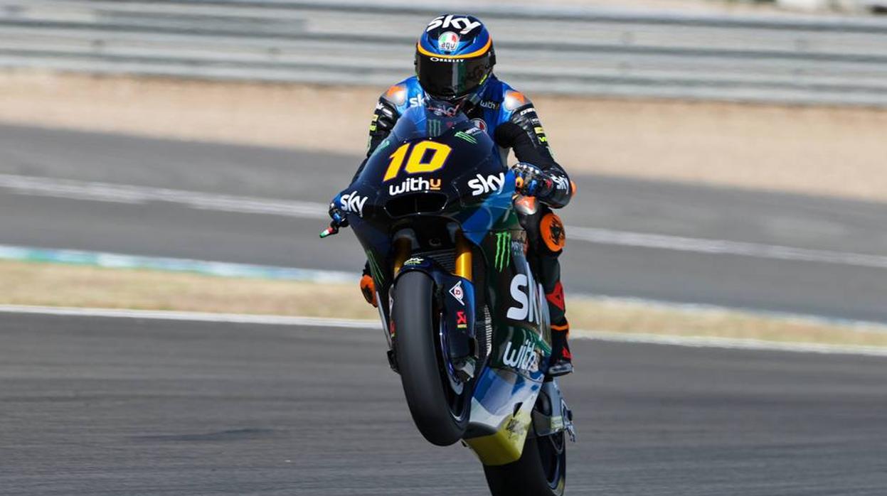 Luca Marini fue el mejor en Moto2.