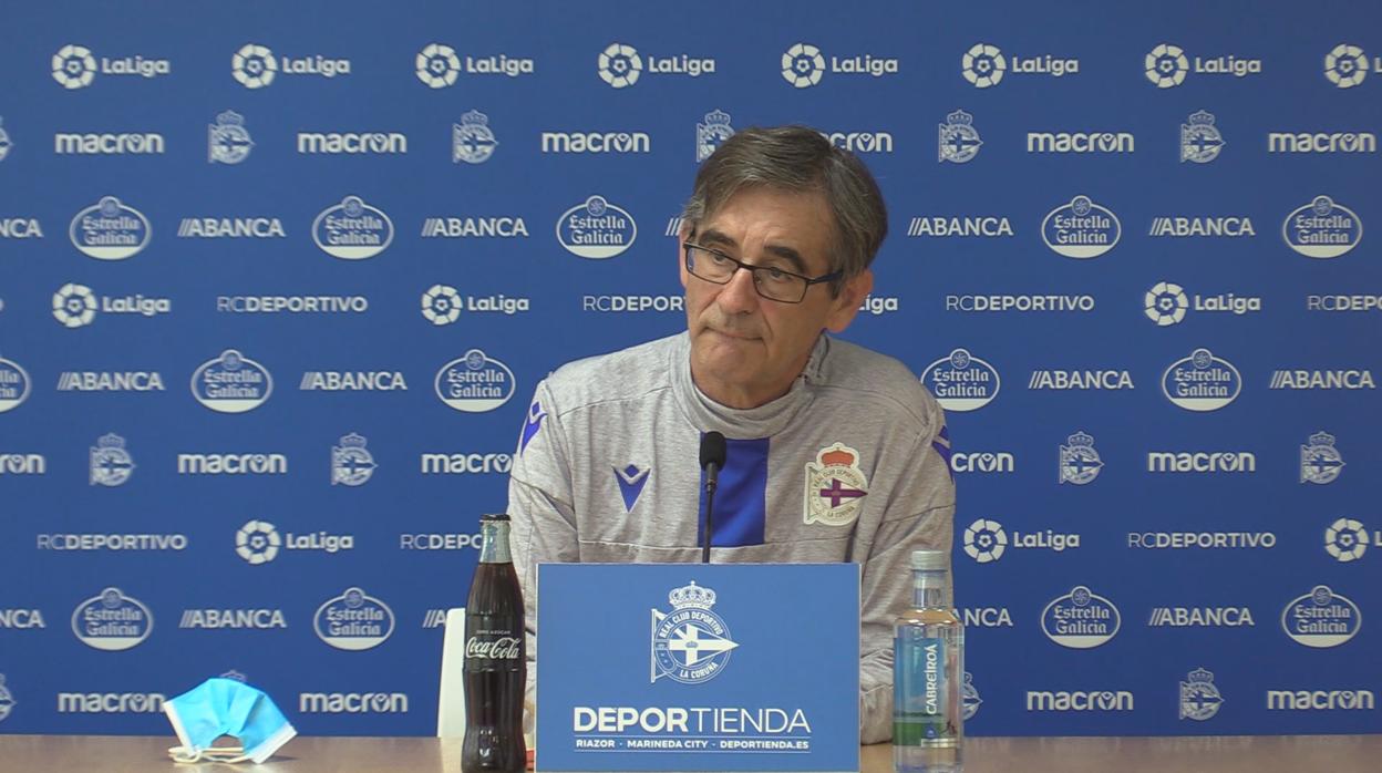 Fernando Vázquez, entrenador del Deportivo de La Coruña