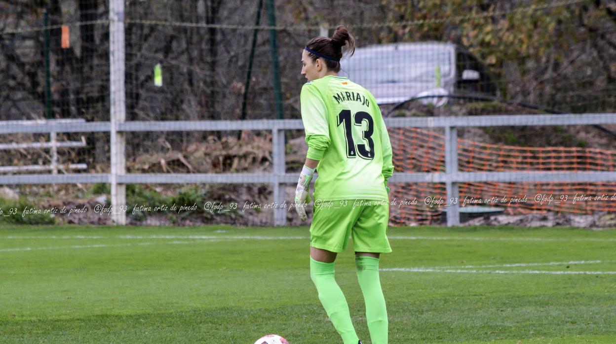 Mariajo Pons durante un partido del Espanyol