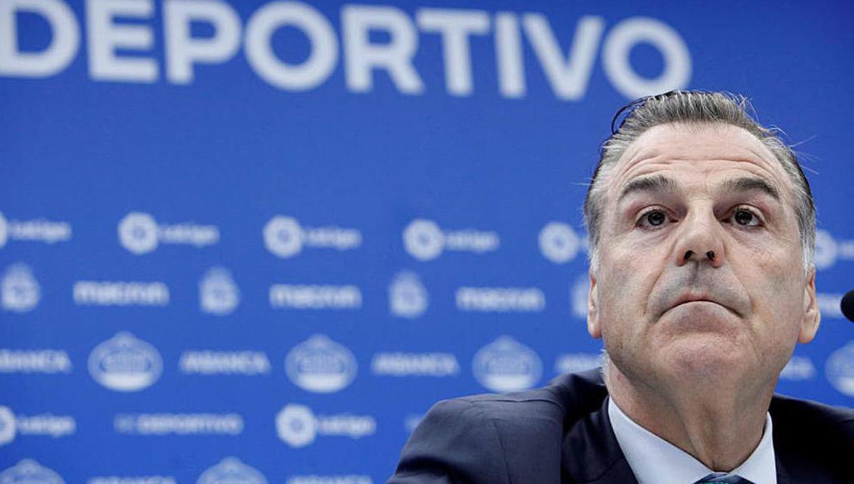 Fernando Vidal, presidente del Deportivo