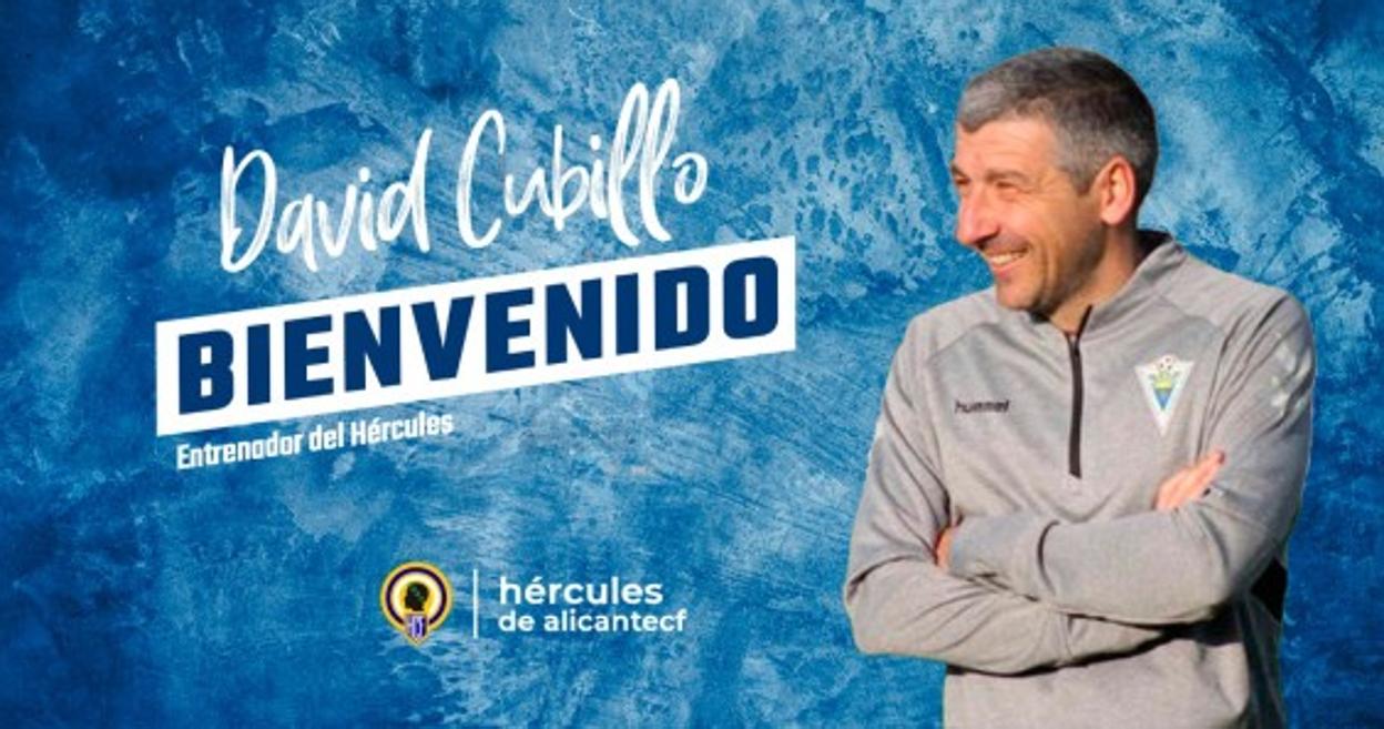 David Cubillo, nuevo entrenador del Hércules