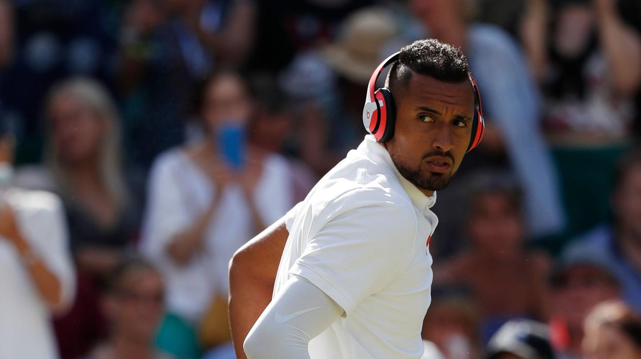 Kyrgios, en el último Wimbledon