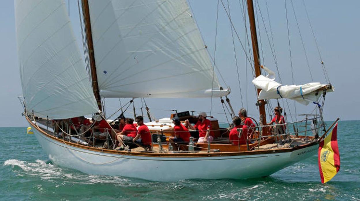 «Rosendo», «Marigan», «Maerblick», «Gipsy» y «Giraldilla» en la regata de clásicos de Palma