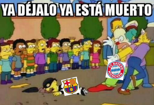 Los mejores memes de la derrota del Barça ante el Bayern