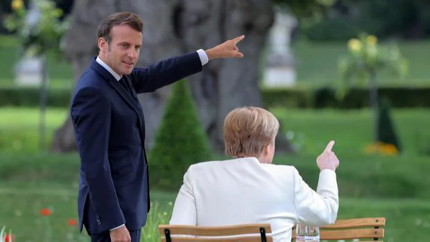 El mensaje de Macron a Merkel tras la clasificación del Lyon: «¡Francia y Alemania, motores de Europa!»