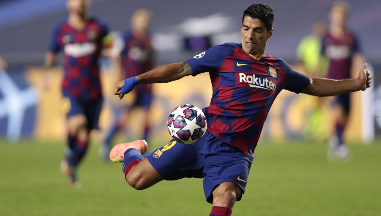 Luis Suárez, ante el Bayern