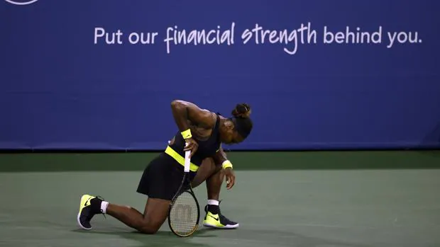 Resbalón prematuro de Serena Williams en Cincinnati
