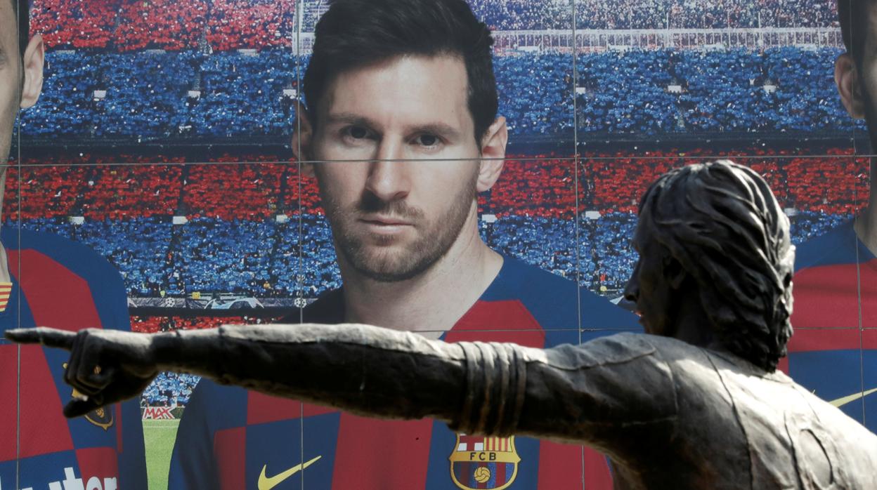 Imagen de Messi en el Camp Nou