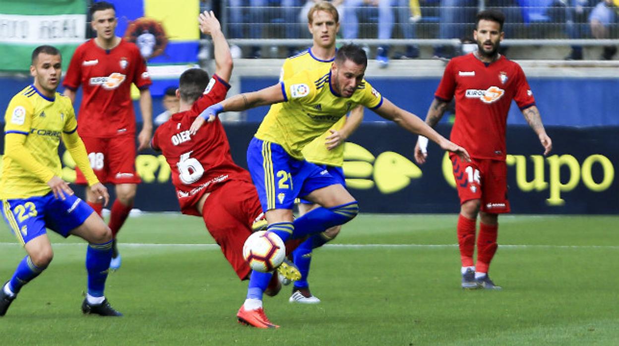 Cádiz CF contra Osasuna: Horario, fecha, TV y dónde seguir on line