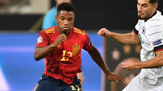 Ansu Fati, titular ante Ucrania