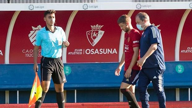 Los sustos en Osasuna llegan en forma de lesiones