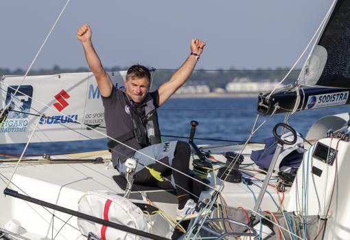 Frédéric Duthil se zampó al “Ogro” de la tercera etapa 51ª La Solitaire du Figaro