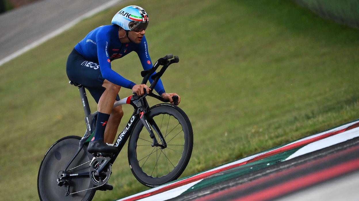 El italiano Filippo Ganna, oro en el Mundial contrarreloj