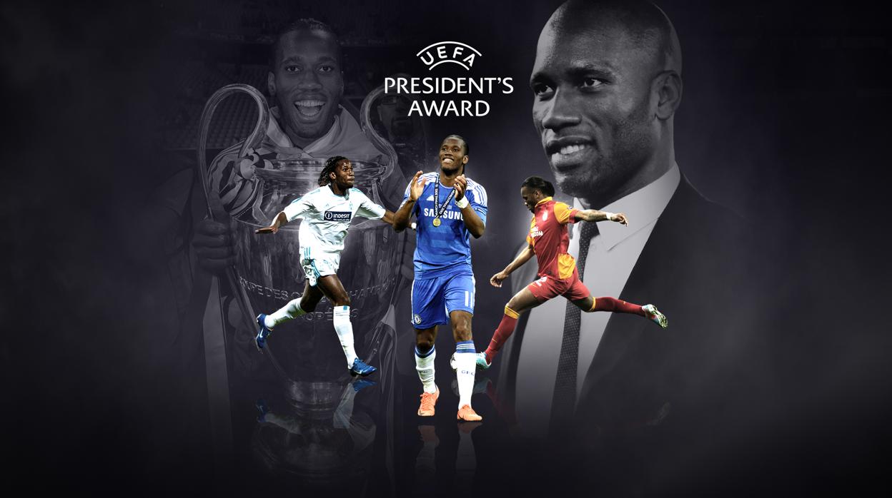 Drogba, galardonado con el Premio Presidente de la UEFA